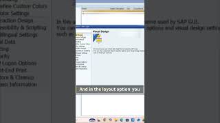 How to Change SAP GUI Theme and Colours | SAP S4/HANA | ECC
