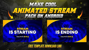 Make Animated Stream Package On Android ll Kinemaster Tutorial