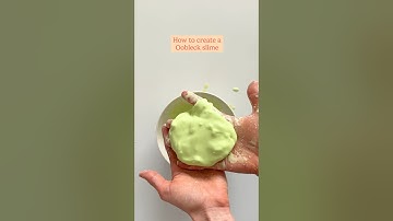 How to make oobleck slime 💚
