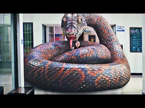 Гигантская мутировавшая змея нападает на школу для девочек, чтобы съесть хорошеньких моделей
