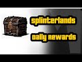 Splinterlands Daily Rewards 9/21