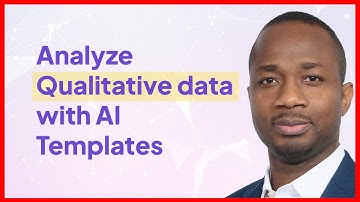 Analyze Qualitative data with AI Templates