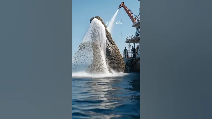 Ocean Rescue: Whale Covered in Millions of Barnacles Gets Cleaned Aboard Boat