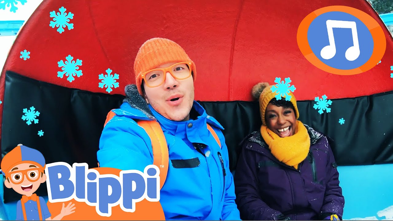 Blippi’s Jingle Bells Sing-Along 🎄Holiday Music Time | Blippi | Food & Family Cartoons for toddlers