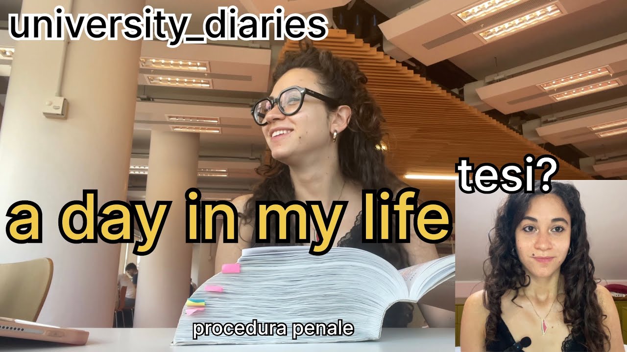 Un giorno nella vita di una studentessa in SESSIONE ESTIVA | PROCEDURA PENALE e proposte di TESI