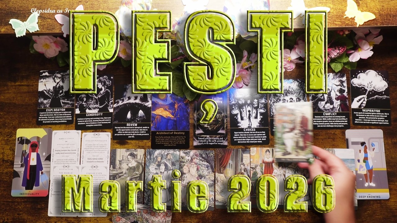 ♓ Pesti - Martie 2026 ♓ De ce iti e frica? 😱😱