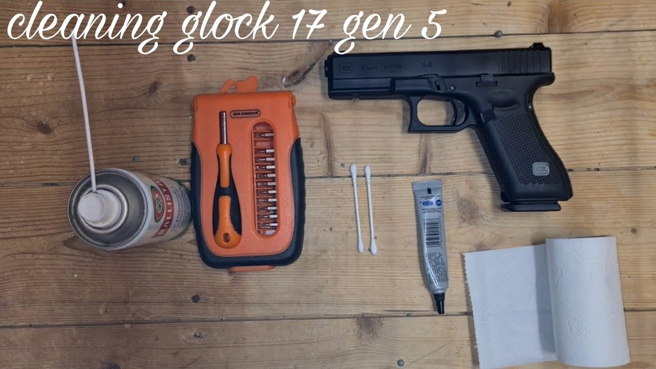 Glock 17 Gen 5 Cleaning & Lubricating Airsoft (Tutorial)
