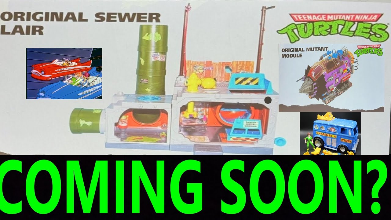 PLAYMATES ANNOUNCED RETRO REISSUES TURTLE SEWER LAIR AND MUTANT