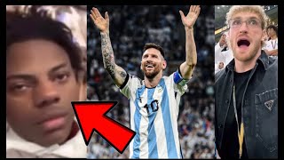 Logan Paul & Speed React to Messi Winning the World Cup