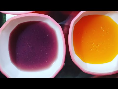 Fruit jelly without gelatin | vegetarian jelly| easy to make homemade jelly recipe