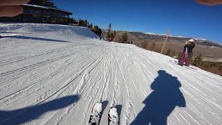 SKIING VAIL - MOUNTAIN TOP EXPRESS TO LIFT #2 - ROCKY MOUNTAINS, COLORADO