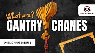 Gantry Cranes: What They Are and Where They're Used by OneMonroe 239 views 2 months ago 2 minutes, 7 seconds