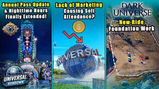 Epic AP's & New Later Hours, Dark Universe, Low Attendance, Mythos Demo, & More Universal Park News