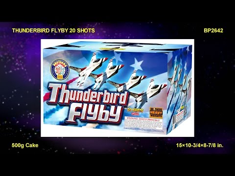 THUNDERBIRD FLYBY 20 SHOTS