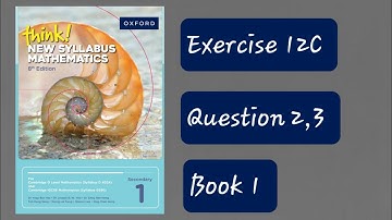Exercise 12C (Area of Shaded Region) Question 2,3 Think New Syllabus Mathematics 8th Edition Book 1