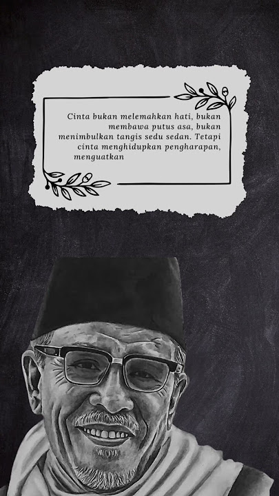 Cinta bukan melemahkan HATI | Buya Hamka