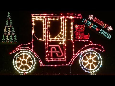 וִידֵאוֹ: Drive-Thru Christmas Lights ב-Fantasi Lights