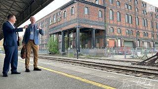 🚉 Jason McCartney MP visits the £80 million remodelling and upgrade of Huddersfield Railway Station