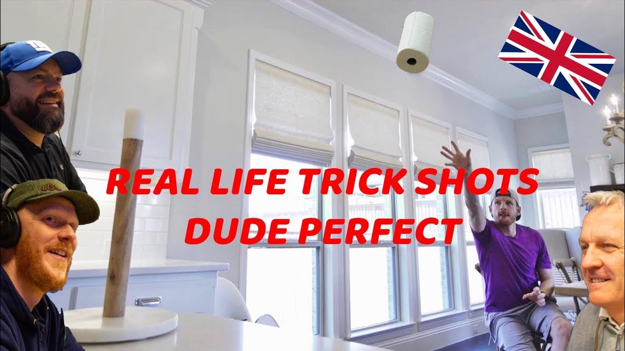 Real Life Trick Shots | Dude Perfect REACTION!! | OFFICE BLOKES REACT!!