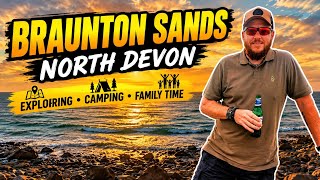 Family camping in north Devon, various days out.
