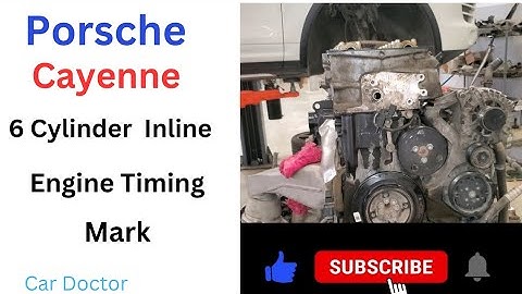 How to install Porsche Cayenne inline 6 cylinder Engine Timing #engine#Porsche #Cayenne