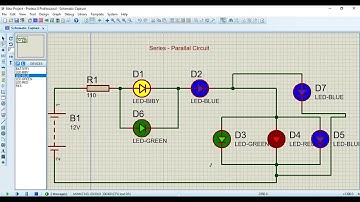 Series   Parallel Circuit Simulation and Verification In Proteus | Proteus Simulation Course |