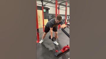 Single Arm Dumbbell Row (Tripod Stance)