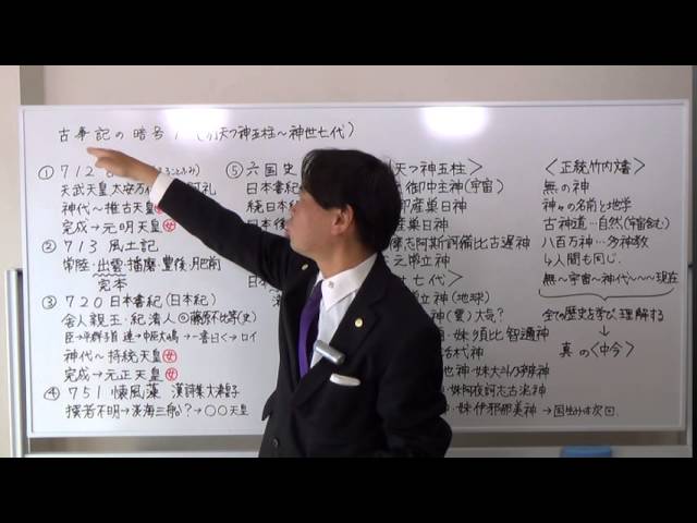 古事記の暗号1 竹内睦泰 日本歴史文化研究機構 - YouTube