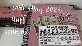 1st Cash Stuffing for May 2024 and HAPPY MAIL TIME! #cashstuffing #52weekchallenge #budgeting