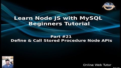 Node js aplikasi web mysql