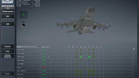 Falcon 4 Allied Force (2005) - 2nd Campaign mission - Briefing