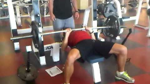 close grip benchpress with eccentric hooks