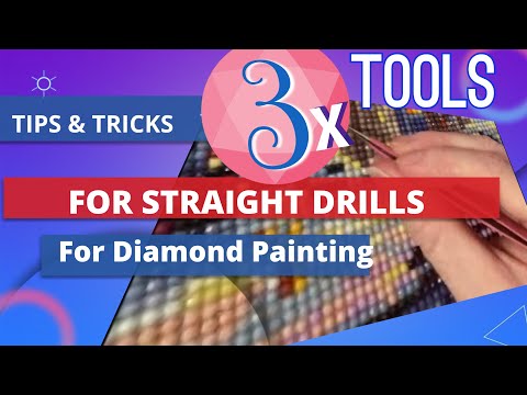 Tips u0026 Tricks 3 x Must have Tools for Straightening Drills-on Diamond Paintings