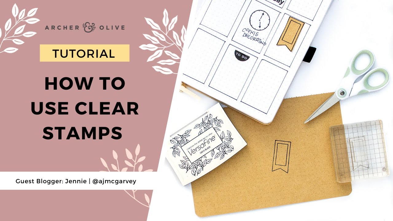 Beginner's Guide To Using Clear Stamps  Full Tutorial, Advice + Cleaning 