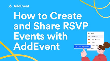 How to Create and Share RSVP Events with AddEvent