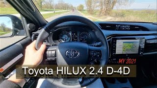 Toyota Hilux 2.4 D-4D (2021) - consumption on 130 km/h (highway, city - POV)
