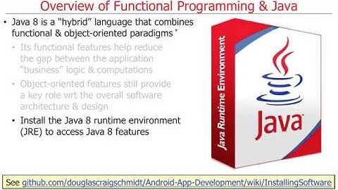 Overview of Java 8 programming language enhancements