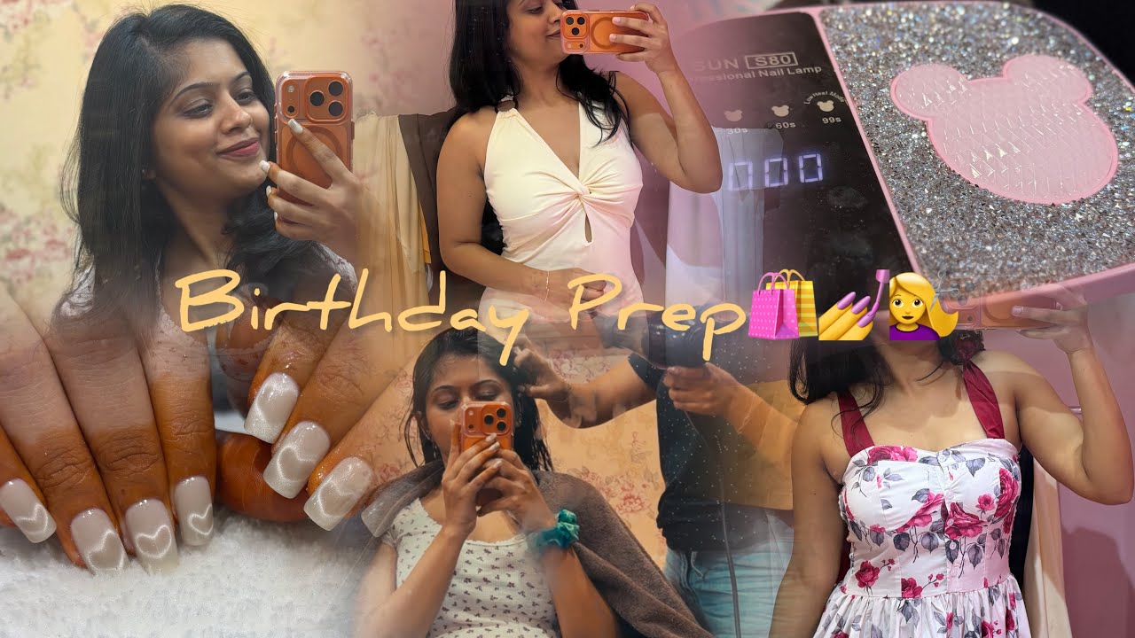 Birthday prep mode: ON 💅💇‍♀️🛍️ ||pravallika nalluri|| Birthday shopping||