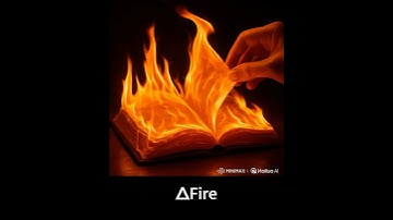Water, fire, sand… which magic book would you open? ✨ #hailuoai