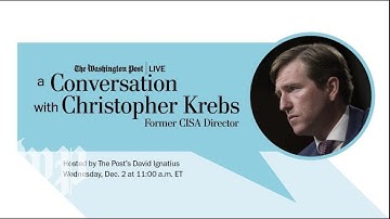 Former CISA director Christopher Krebs on the election, cyber threats and more (Full Stream 12/2)
