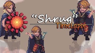 PIXEL ART SPEED ART - Shrug animation