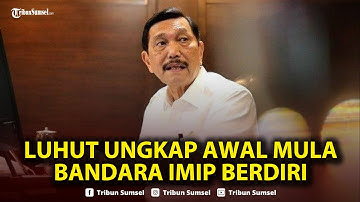 🔴Luhut Ungkap Awal Mula Bandara IMIP Berdiri: Fasilitas bagi Investor, Lazim