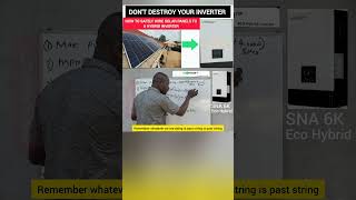 How to wire solar panels to a hybrid inverter