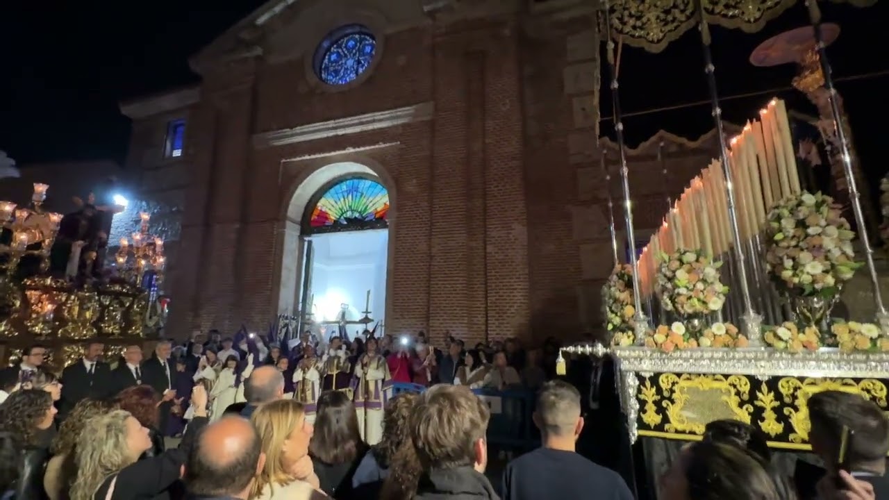 Semana Santa Ajalvir 2024. Hermandad Pasión y Muerte de Ajalvir (Madrid). Suena AM Pasion y Muerte.
