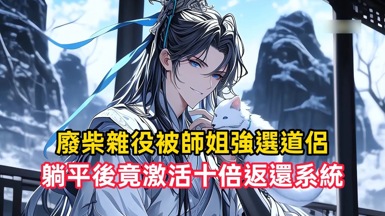 《廢柴雜役被師姐強選道侶，躺平後竟激活十倍返還系統》雜役弟子韓風是個無法修煉的廢柴，只想躺平種田度日。不料在宗門相親大會上，竟被第一冰山師姐江蘇柔選為道侶……#漫畫解說