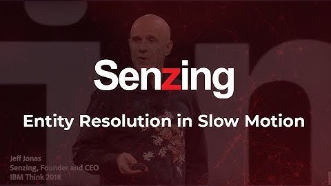 Entity Resolution in Slow Motion