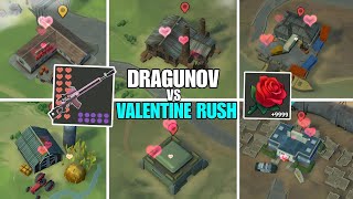 FULLY MODIFIED DRAGUNOV vs VALENTINE RUSH LOCATIONS - Last Day on Earth: Survival