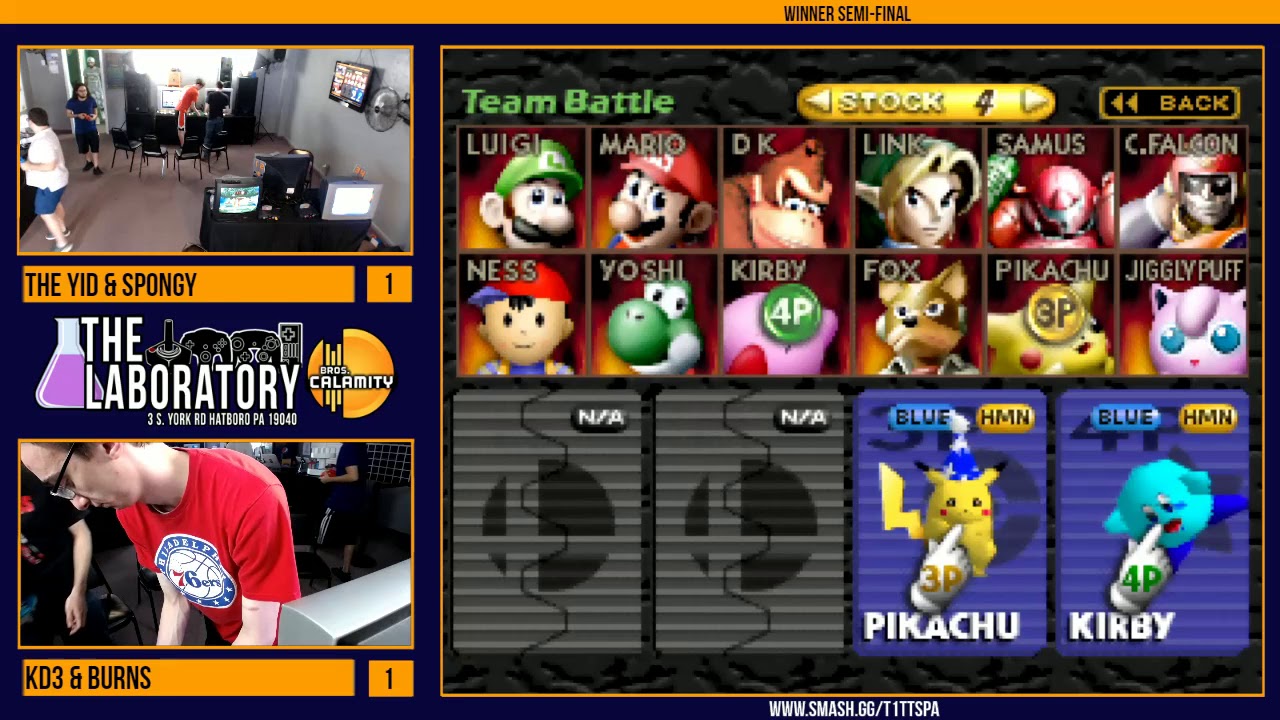 The One True Tri-state: I Love PA Smash Edition | The Yid & Spongy vs KD3 & Burns - Winner Semi-Fina