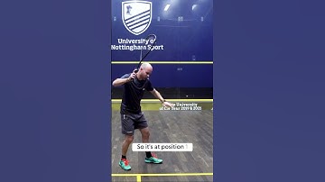 Squash Forehand Key Technique 🔑 Full FREE Beginners Guide on squashskills.com 🎥  #squash