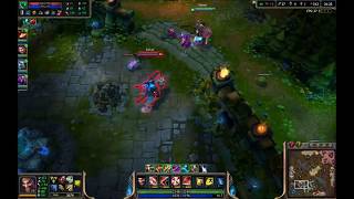 [LoL] Draven 1v5 Quadra Kill